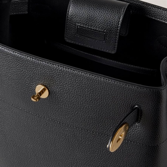 Mulberry Large Islington Bucket Black 